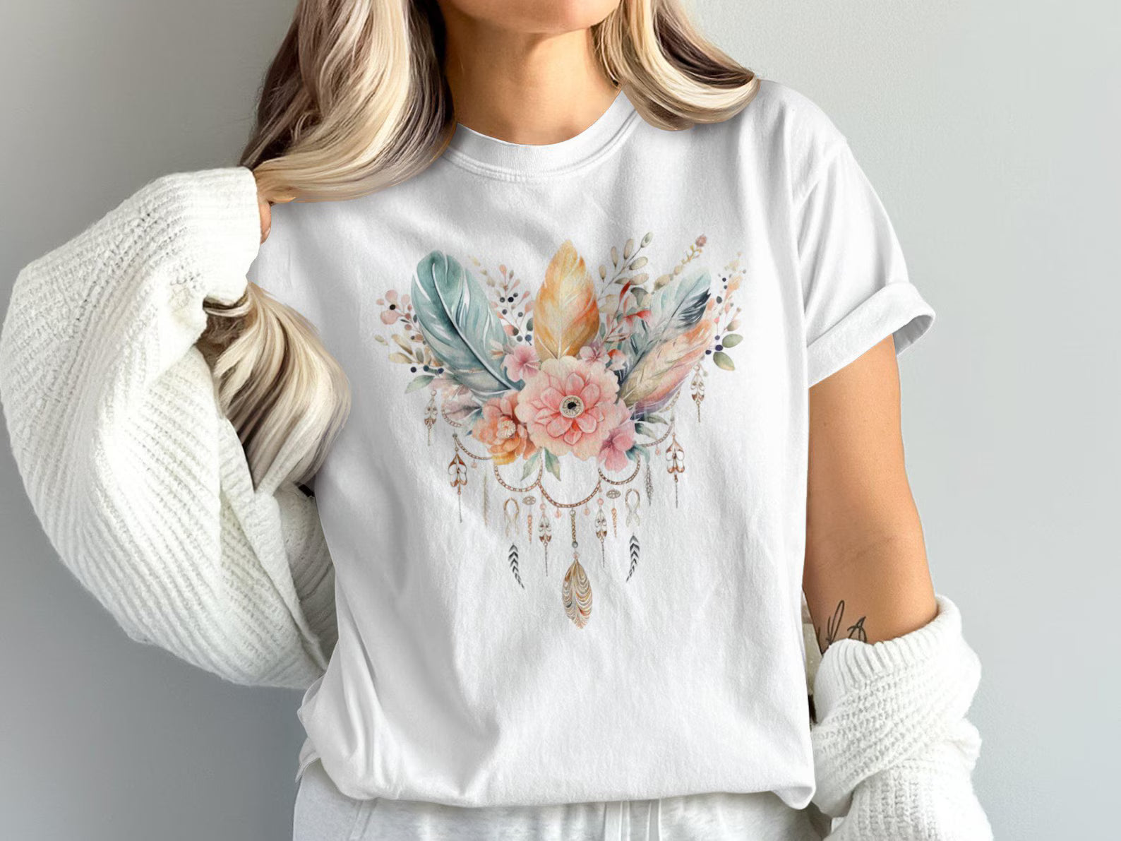 Tricou Oversized BUMBAC 100% Bloom 16